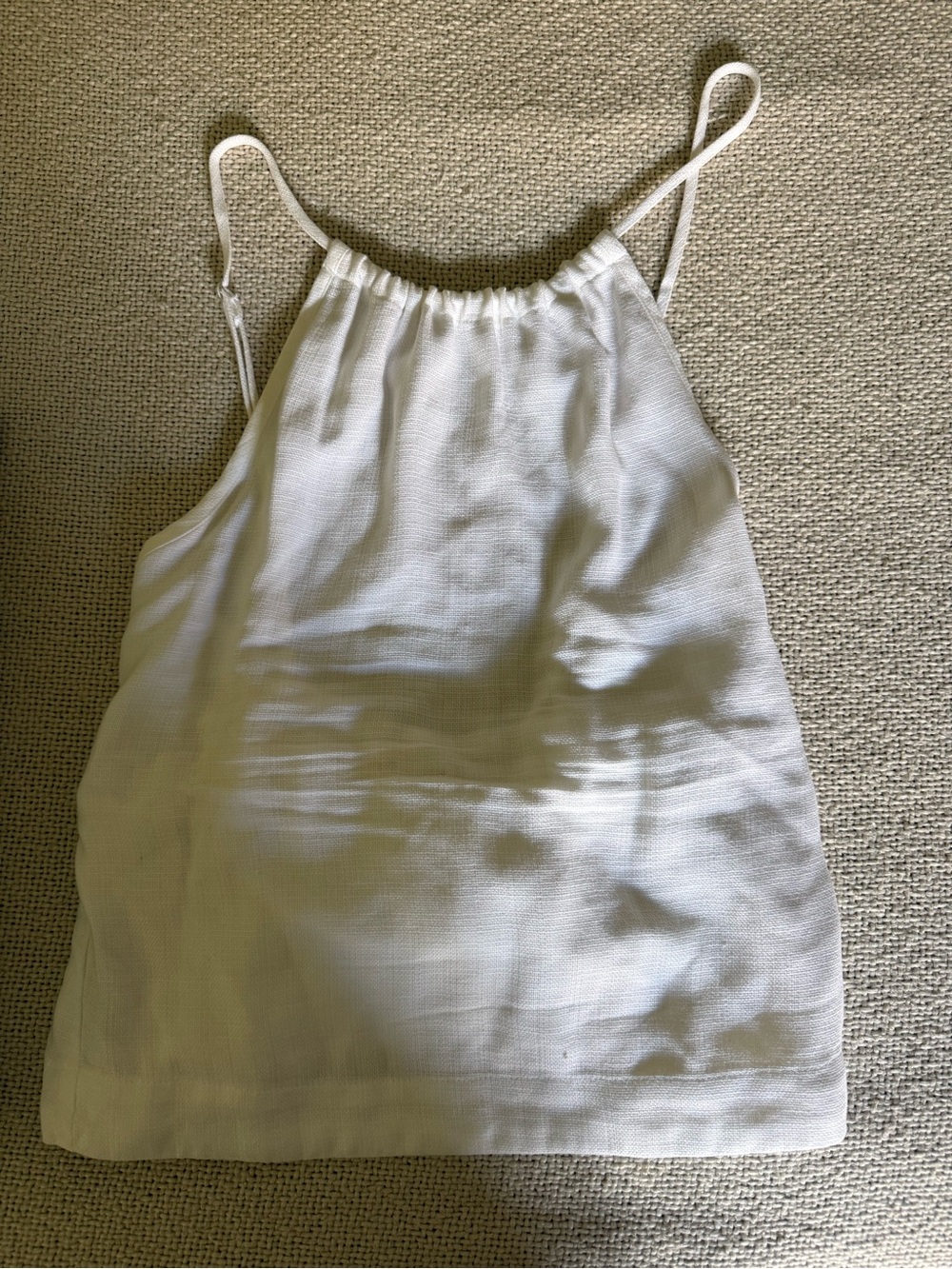 cloth & stone White Halter Camisole Top